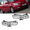 أضواء سيارة أمامية DRL مصباح الضباب لشركة هيونداي أكسنت 2006-2010 مصباح إضاءة القيادة المصد الأمامي الضباب الخفيف 92201-1E000 92202-1E000