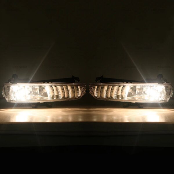 أضواء سيارة أمامية DRL مصباح الضباب لشركة هيونداي أكسنت 2006-2010 مصباح إضاءة القيادة المصد الأمامي الضباب الخفيف 92201-1E000 92202-1E000