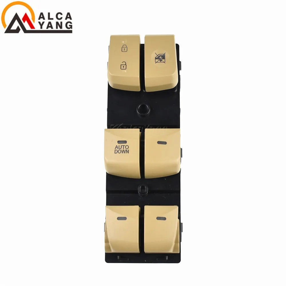 مفتاح رئيسي للنافذة الكهربائية عالي الجودة لسيارة Hyundai 2012 2013 2014 2015 2016 Elantra Lang moving 93570-4V000 935704V000.