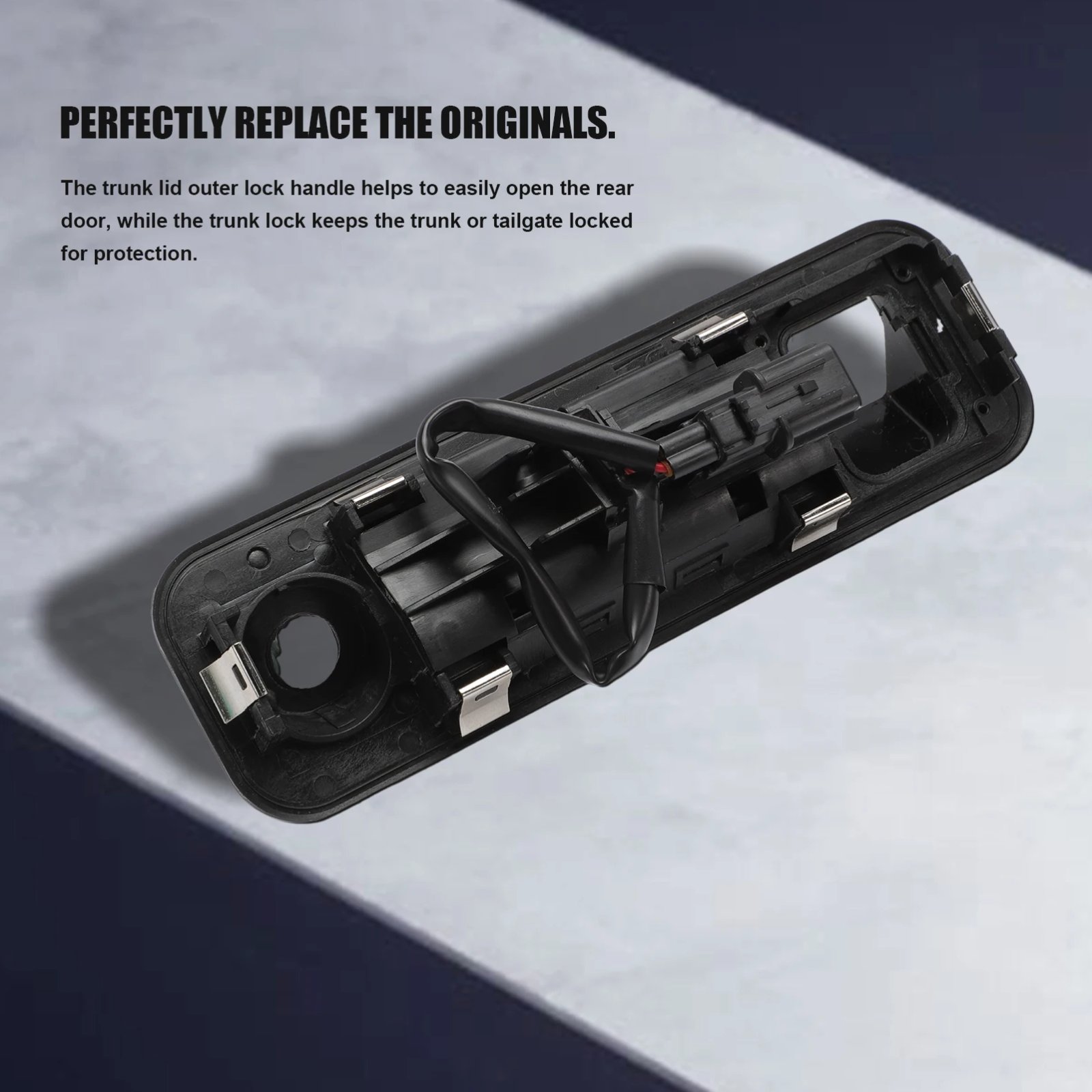 غلاف زر فتح الباب الخلفي لهيونداي سوناتا ، غطاء صندوق السيارة الخارجي ، غلاف مقبض القفل ، 81260C1010 ، 81260-C1010