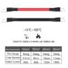 بطارية محول اتصال كابل مجموعة مع محطات 8/6/4/2 AWG 10/16/25/35mm2 UPS سلك تقطعت بهم السبل الأحمر النحاس الأساسية القصدير مطلي العروة