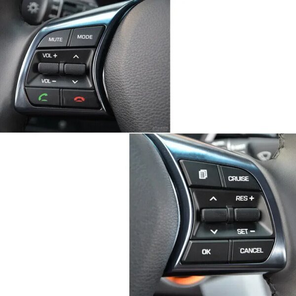 لشركة هيونداي سوناتا LF 2016 2017 2018 2019 عجلة توجيه سيارة التحكم متعدد الوظائف حجم زر مثبت السرعة مفتاح التبديل