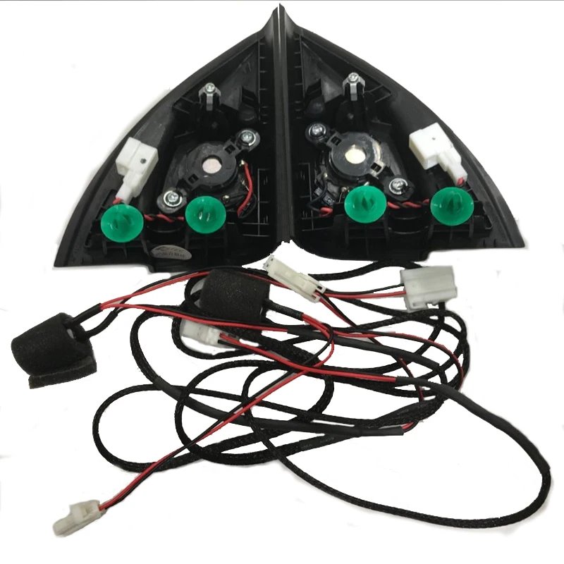 مكبرات الصوت سيارة مكبر الصوت لشركة هيونداي سولاريس 1 2 مثلث الصوت البوق المتكلم