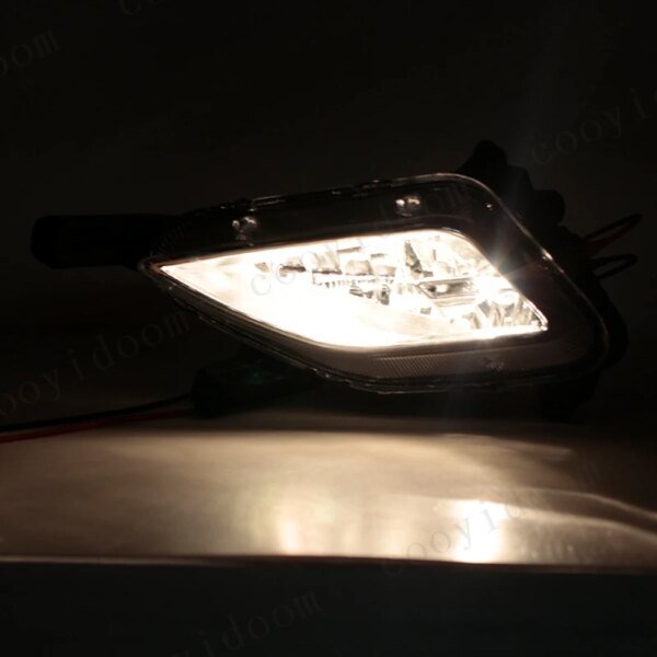 مصباح الضباب للسيارة ، مصباح القيادة ، ضوء النهار الجري DRL ، مصباح الضباب ، المصد الأمامي ، ضوء الضباب لشركة هيونداي سوناتا 2015 2016 2017