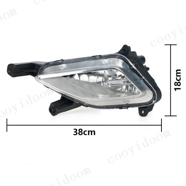 مصباح الضباب للسيارة ، مصباح القيادة ، ضوء النهار الجري DRL ، مصباح الضباب ، المصد الأمامي ، ضوء الضباب لشركة هيونداي سوناتا 2015 2016 2017