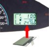 لوحة شاشة LCD لتويوتا فيوس ، شاشة سوداء ، استبدال الأدوات ، العنقودية ، 2008-2012