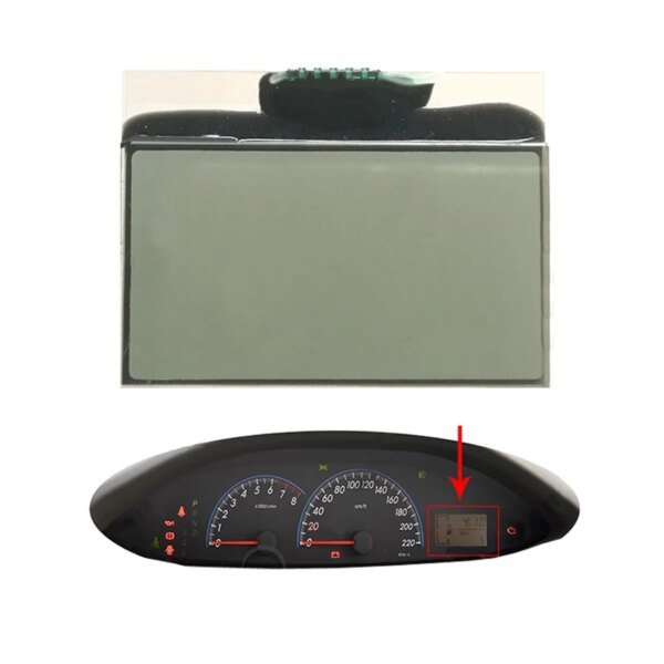 لوحة شاشة LCD لتويوتا فيوس ، شاشة سوداء ، استبدال الأدوات ، العنقودية ، 2008-2012