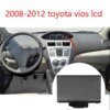 لوحة شاشة LCD لتويوتا فيوس ، شاشة سوداء ، استبدال الأدوات ، العنقودية ، 2008-2012