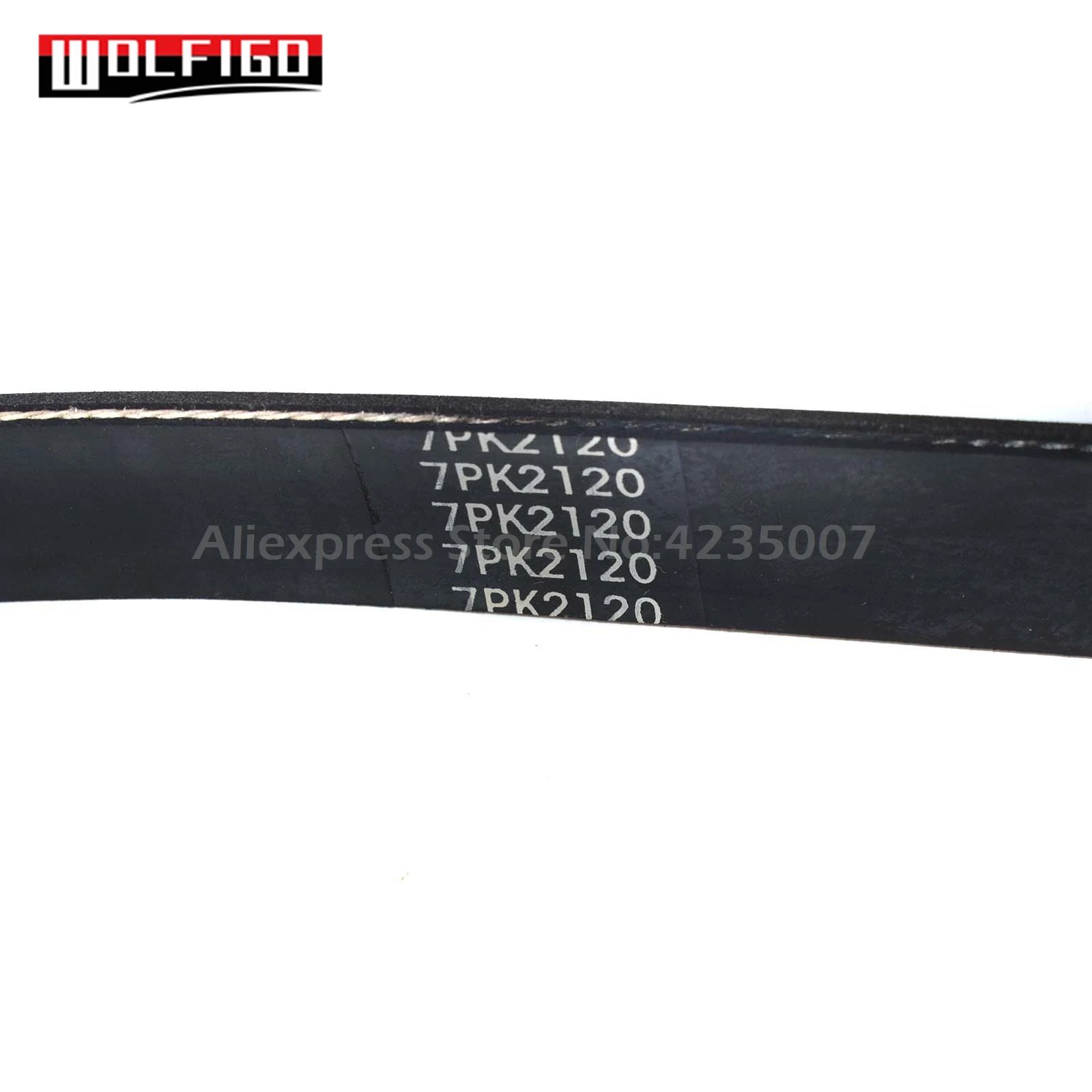 WOLFIGO-حزام ثعبان متعدد الأضلاع لـ 4 عداء ، جديد ، تاكوما توندرا 9091602571,90916-A2001 ، 99367-D2120 ، 90916-02554 ، 7PK2120