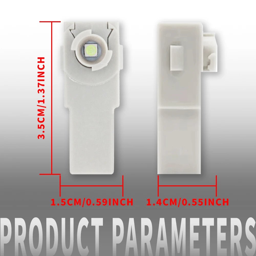 مصباح داخلي LED للخلف ، موصل إضاءة مزخرف ، تويوتا كامري كورولا RAV4 تاج ملحقات لكزس ، علبة القفازات ، 2
