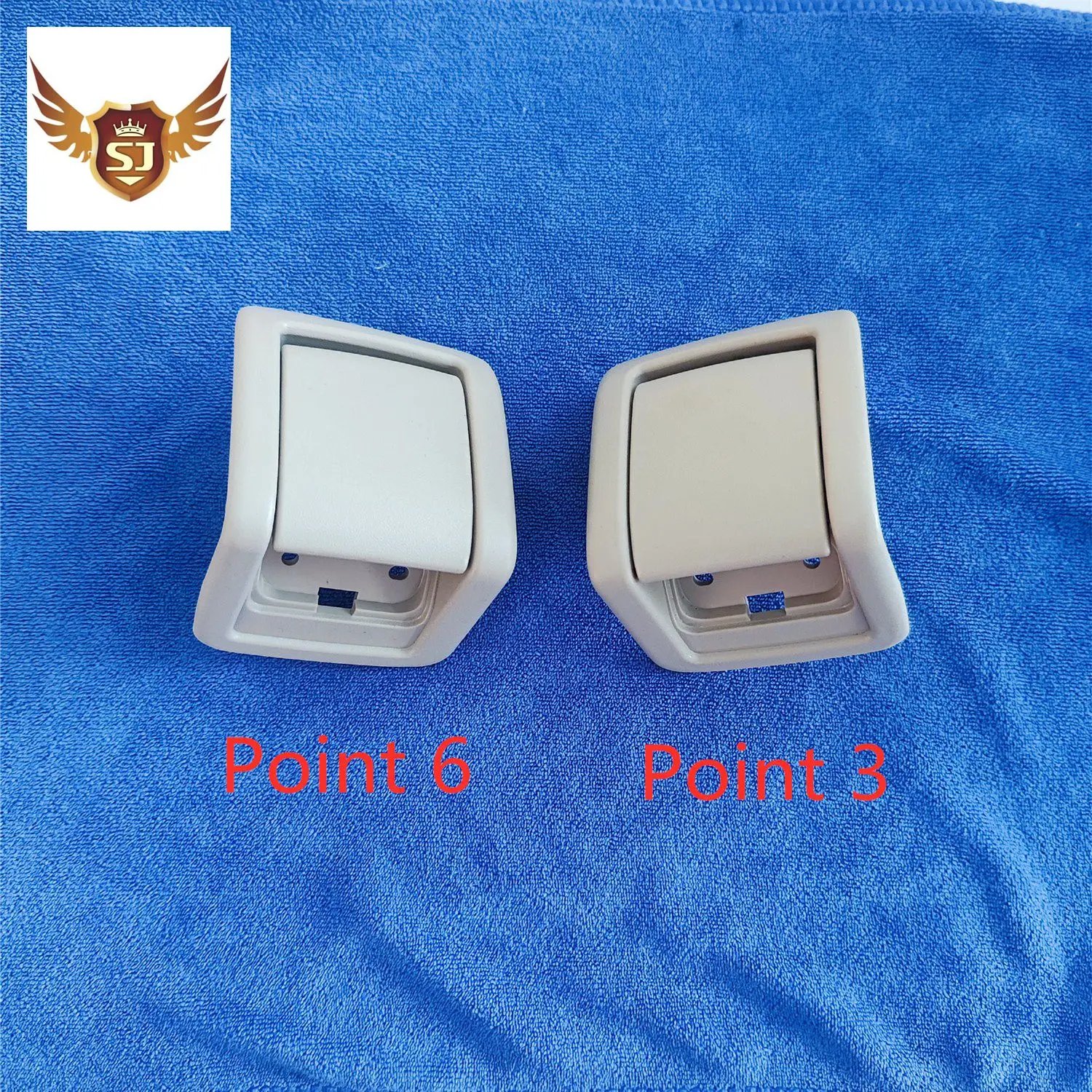 مشبك مقبض مسند ظهر المقعد الخلفي ، مزلاج تحرير لأسفل لتويوتا برادو LC150 ، متوسط