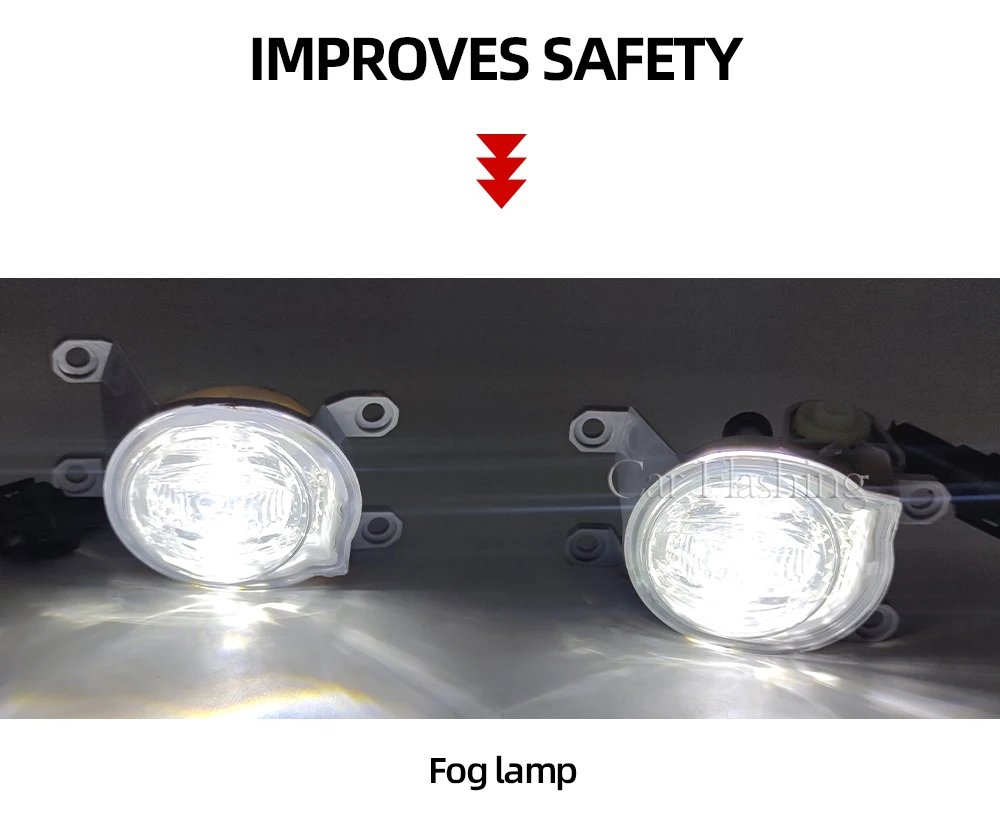 مصابيح الضباب الأمامية LED لتويوتا كورولا Altis ، مصباح الضباب ، الكروم مع تسخير ، غطاء الأسلاك ، مصبغة ، 1 Set ، 2020 ، 2021 ، 2022