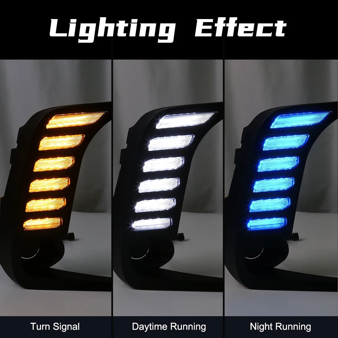 مصابيح ليد DRL تعمل لتويوتا كورولا ، مصابيح ضباب السيارة ، إشارة الانعطاف ، المصد الأمامي ، الأبيض ، الأصفر ، الأزرق ، من من من من من ، من ، إلى ،