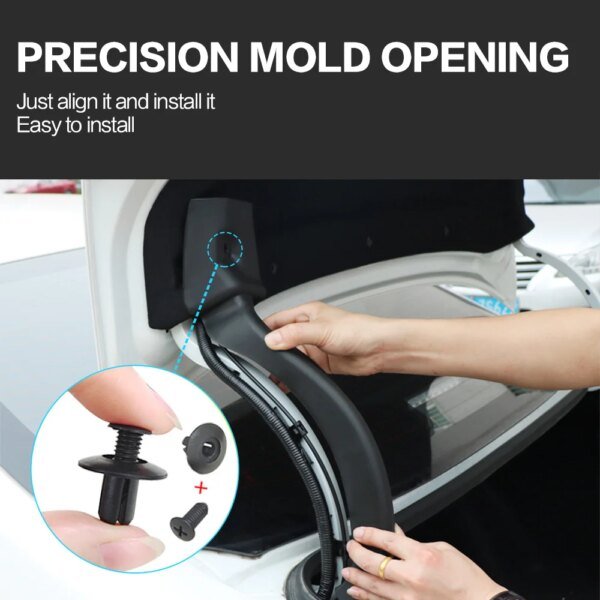 سيارة الخلفي الباب الخلفي التمهيد دعم الغطاء الواقي ، الجذع الملحقات ، تويوتا كورولا E210 ، الهجين ليفين ، 2 قطعة ، 2019 ، 2020 ، 2021 ، 2022 ، 2023