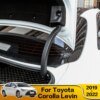 سيارة الخلفي الباب الخلفي التمهيد دعم الغطاء الواقي ، الجذع الملحقات ، تويوتا كورولا E210 ، الهجين ليفين ، 2 قطعة ، 2019 ، 2020 ، 2021 ، 2022 ، 2023