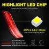 2 قطعة OEM #   81910-30040 LED الضوء الخلفي المصد الخلفي مجموعة مصابيح الأحمر القيادة الفرامل وقف الضوء لتويوتا كورولا 2014 2015 2016