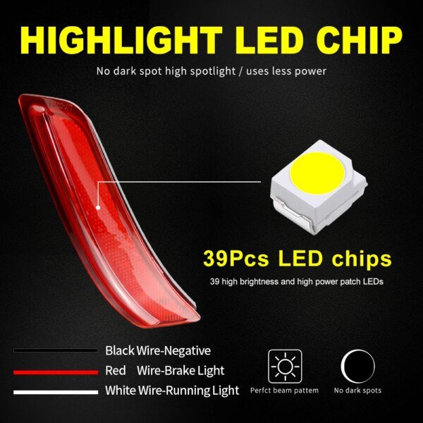 2 قطعة OEM #   81910-30040 LED الضوء الخلفي المصد الخلفي مجموعة مصابيح الأحمر القيادة الفرامل وقف الضوء لتويوتا كورولا 2014 2015 2016