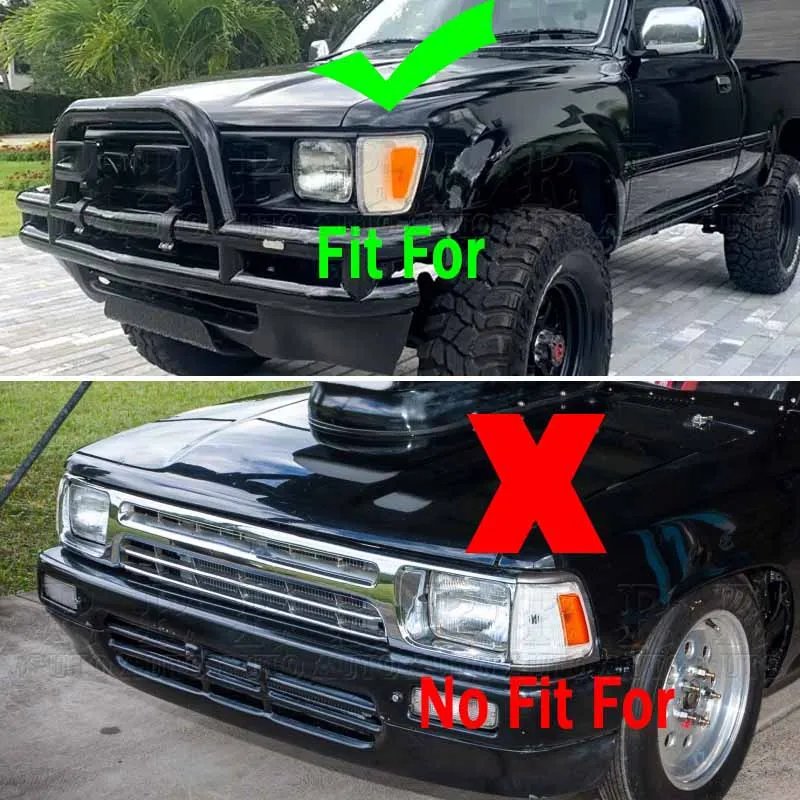 مصباح زاوية مصد أمامي للسيارة ، مصباح إشارة الانعطاف ، علامة الزاوية ، تويوتا هايلكس ، MK3 ، LN ، RN ، من ، من ، من ، من ، من ، من ،