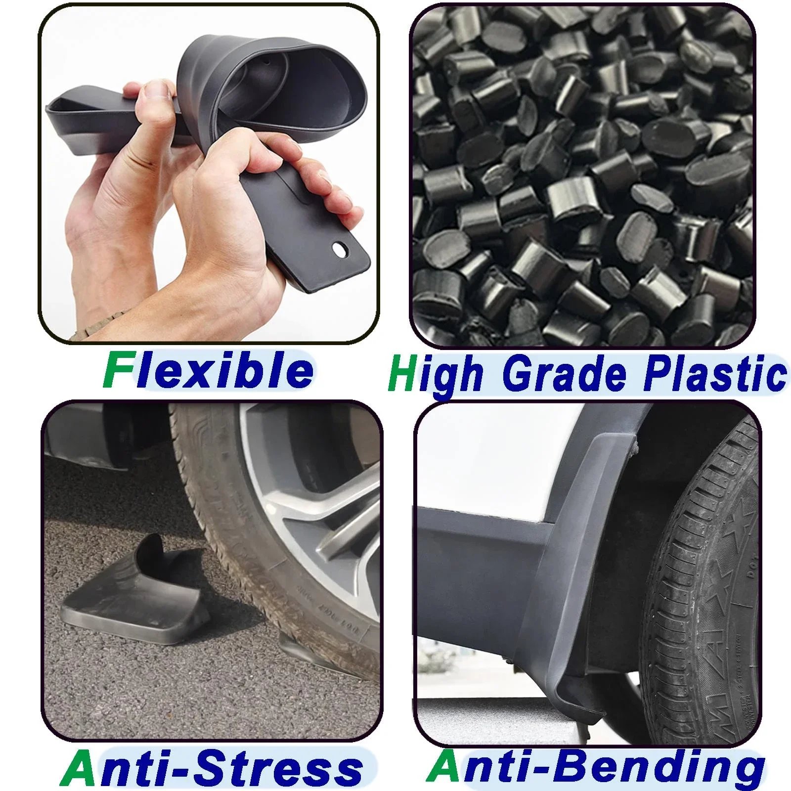 واقيات الطين لتويوتا هايلكس ، واقيات الطين الأمامية والخلفية ، المصدات ، حراس البداية ، 4WD ، 1998-2005 ، 1999 ، 2000 ، 2001 ، 2002 ، 2003 ، 2004 ، ،