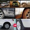 واقيات الطين لـ Toyota HiLux 4WD 1998 ~ 2005 ملحقات 1999 2000 2001 2002 2003 2004 واقيات الطين واقيات بلاش خلفية أمامية
