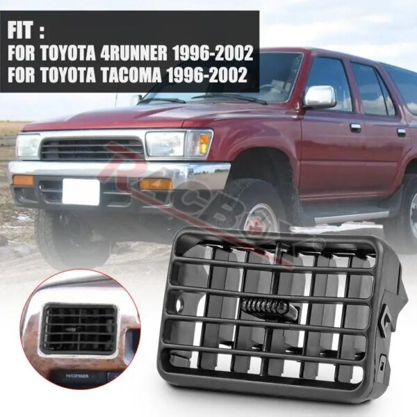 55063-35030 فتحة تهوية أمامية للمركز الأمامي لسيارة Toyota 4 عداء Tacoma 1996-2002 Black 55063-35010 55063 35010 5506335010 5506335030