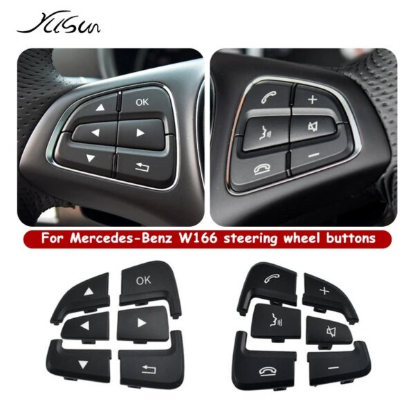 أزرار التحكم في عجلة القيادة متعددة الوظائف ، استبدال المفاتيح لمرسيدس بنز جل جلز CLA CLS W166 W176 W246 W292 W256 W447