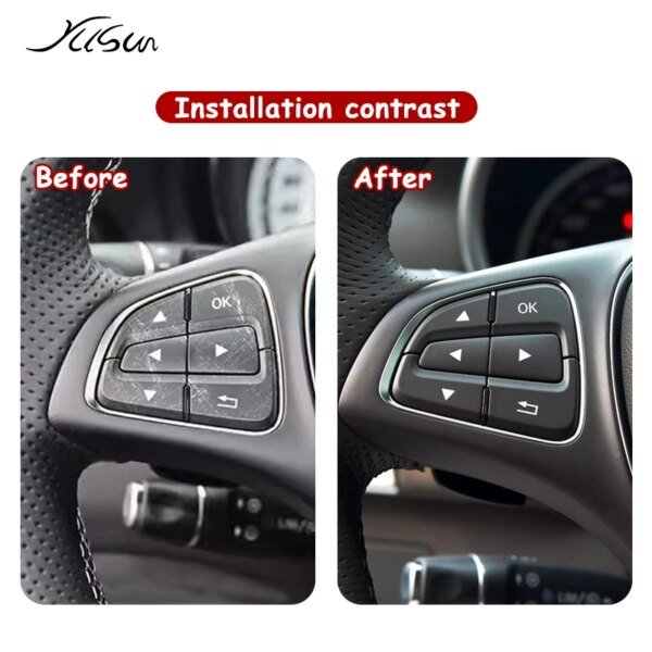 أزرار التحكم في عجلة القيادة متعددة الوظائف ، استبدال المفاتيح لمرسيدس بنز جل جلز CLA CLS W166 W176 W246 W292 W256 W447