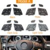 زر مفتاح التحكم في عجلة قيادة السيارة ، مرسيدس بنز C ، E ، GLK ، CLS Class ، W204 ، X204 ، W212 ، W218 ، W156 ، W176 ، W117 ، W172 ، W246