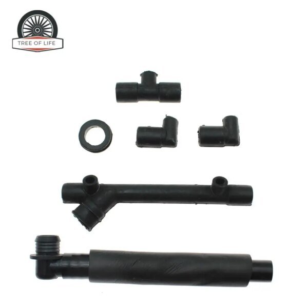 طقم خرطوم تهوية لسيارة مرسيدس بنز ، متنفس أسطواني ، غطاء رأس W124