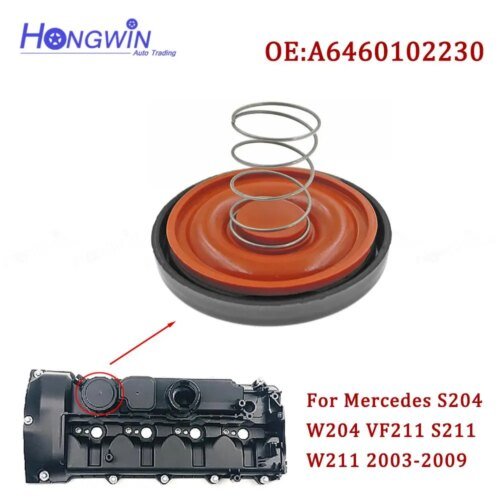 A6460102230 6460102230 A6460101130 جديد PCV غطاء صمام مع غشاء لمرسيدس بنز E-Class C-Class W204 W211 S211 220 200CDI