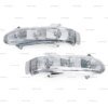 لمرسيدس بنز S-Class W220 1999-2002 CL-Class W215 1999 2000-2003 سيارة LED مرآة بدوره مصباح إشارة مرآة الرؤية الخلفية مصابيح