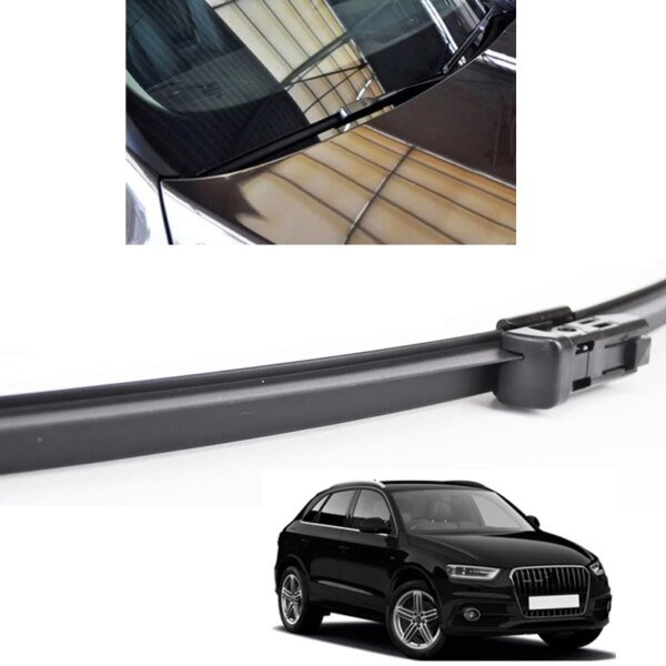 مجموعة شفرات ممسحة إيريك LHD الأمامية والخلفية لسيارات أودي Q3 2011 - 2017 ، فرش زجاج النافذة والأمطار 24 بوصة + 20 بوصة + 16 بوصة