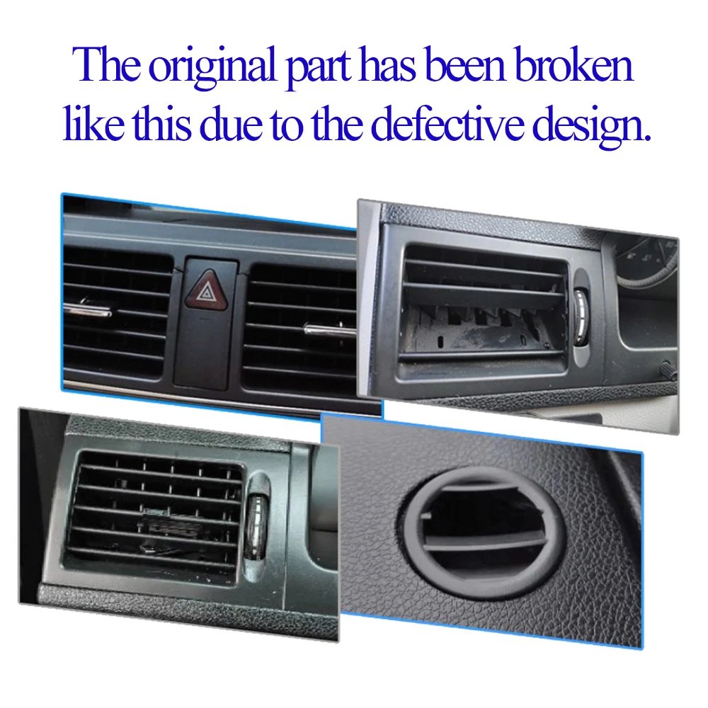 LHD RHD W204 تكييف الهواء فتحة التهوية فتحة مصبغة غطاء لوحة لمرسيدس بنز C الفئة 180 200 220 230 260 300 350 2007-2011