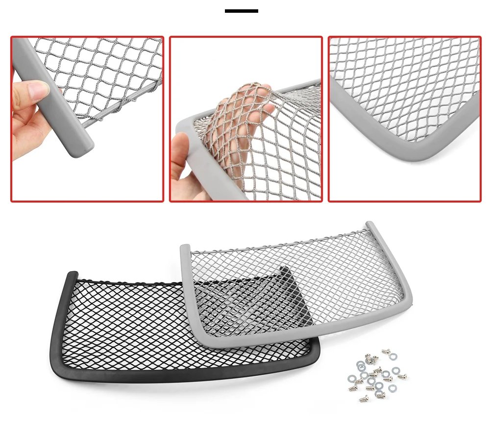 جيب تخزين خلفي لمقعد السيارة الأمامي ، غطاء شبكي ، حقيبة سلسلة خلفية ، حامل شبكة ، مرسيدس بنز مل ، جي إل ، غلز ، جل آر كلاس ، W164 ، W166 ، W251