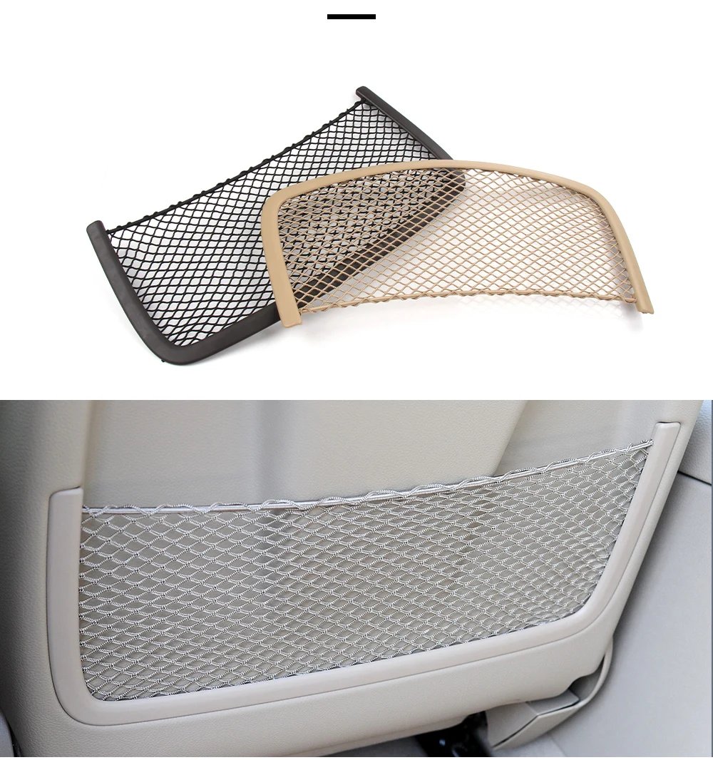 جيب تخزين خلفي لمقعد السيارة الأمامي ، غطاء شبكي ، حقيبة سلسلة خلفية ، حامل شبكة ، مرسيدس بنز مل ، جي إل ، غلز ، جل آر كلاس ، W164 ، W166 ، W251