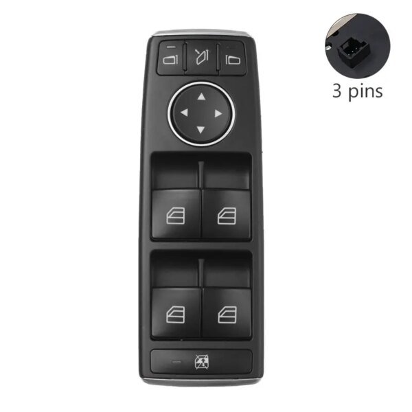 مفتاح نافذة رئيسية جديدة لسيارة Mercedes A B CLA GLA Class For Benz W246 W176 W156 W117 1669054300 1669054400 2049058202