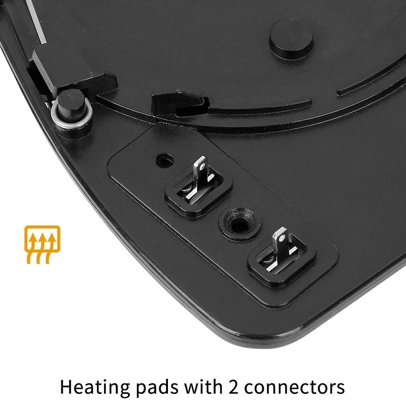 عدسة زجاجية مرآة جانبية للرؤية الخلفية شفافة ساخنة لسيارة Mercedes Benz W203 W211 2000 2001 2002 2003-2006 2038100121 2038101021