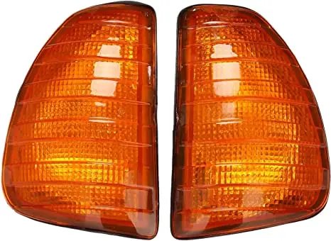 مصباح إضاءة زاوية إشارة الانعطاف الأمامي لسيارة Mercedes-Benz W123 1976 1977 1978 1979 1980 1981 1982 1983 1984