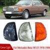 مصباح إضاءة زاوية إشارة الانعطاف الأمامي لسيارة Mercedes-Benz W123 1976 1977 1978 1979 1980 1981 1982 1983 1984
