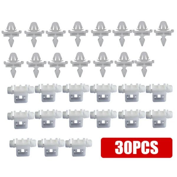 30 قطعة ل Sacco 190 W201 W124 A124 S124 سيارة الجانب الباب صب تقليم مقاطع ثابتة أ 0019884981   أ 0019885181   اكسسوارات السيارات