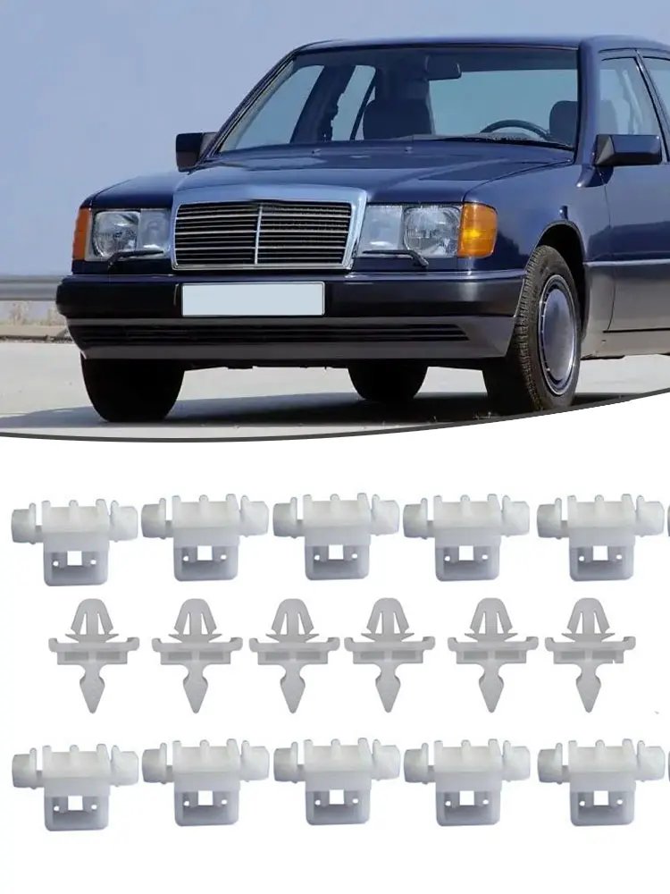 30 قطعة ل Sacco 190 W201 W124 A124 S124 سيارة الجانب الباب صب تقليم مقاطع ثابتة أ 0019884981   أ 0019885181   اكسسوارات السيارات