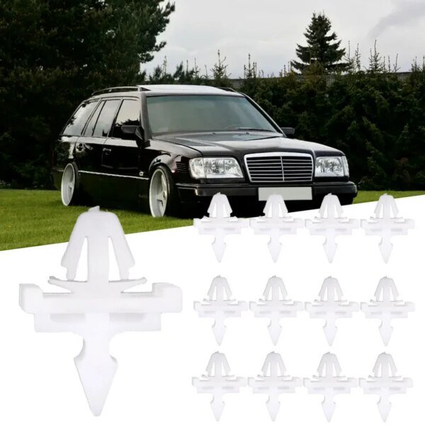 30 قطعة ل Sacco 190 W201 W124 A124 S124 سيارة الجانب الباب صب تقليم مقاطع ثابتة أ 0019884981   أ 0019885181   اكسسوارات السيارات