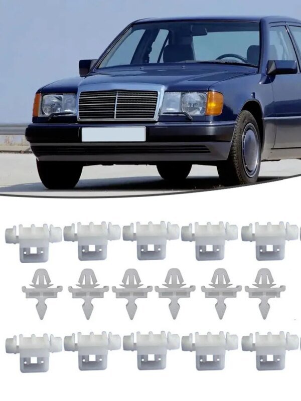 30 قطعة ل Sacco 190 W201 W124 A124 S124 سيارة الجانب الباب صب تقليم مقاطع ثابتة أ 0019884981   أ 0019885181   اكسسوارات السيارات