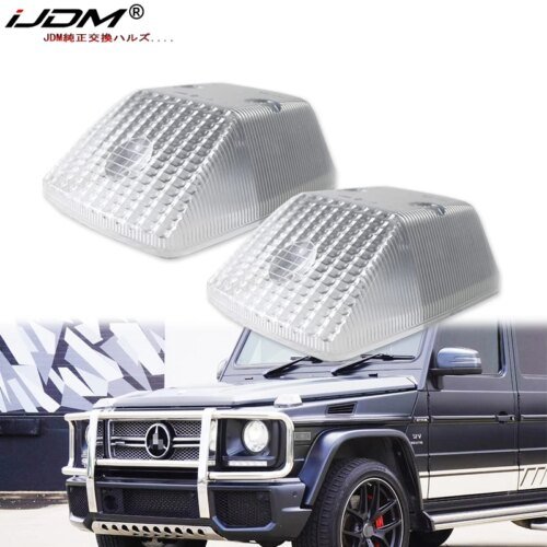 استبدال عدسة إشارة الانعطاف الخلفية ، مصباح الزاوية لمرسيدس بنز G-Class w480 ، W461 ، W463 ، سبرينتر W901 ، W902 ، W903 ، 2X