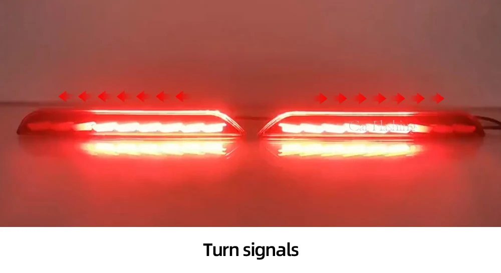 مصد إضاءة LED للسيارة Ford Explorer 2019 2020 2021 2022 مصباح الضباب الخلفي ضوء الفرامل عاكس إشارة الانعطاف الديناميكي