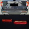 مصد إضاءة LED للسيارة Ford Explorer 2019 2020 2021 2022 مصباح الضباب الخلفي ضوء الفرامل عاكس إشارة الانعطاف الديناميكي