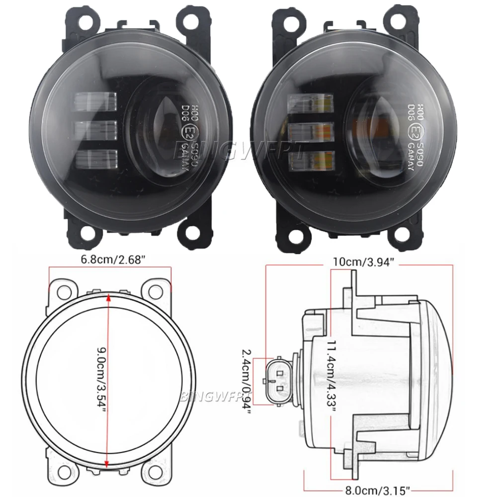BINGWFPT ل لينكولن الملاح الملاح MK3 U326 U418 2007-2014 سيارة الجبهة مزدوجة LED أضواء الضباب مصباح DRL H11 12 فولت الضباب الخفيف BINGWFPT ل لينكولن الملاح الملاح MK3 U326 U418 2007-2014 سيارة الجبهة مزدوجة LED أضواء الضباب مصباح DRL H11 12 فولت الضباب الخفيف