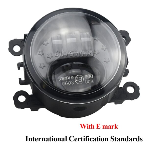 BINGWFPT ل لينكولن الملاح الملاح MK3 U326 U418 2007-2014 سيارة الجبهة مزدوجة LED أضواء الضباب مصباح DRL H11 12 فولت الضباب الخفيف