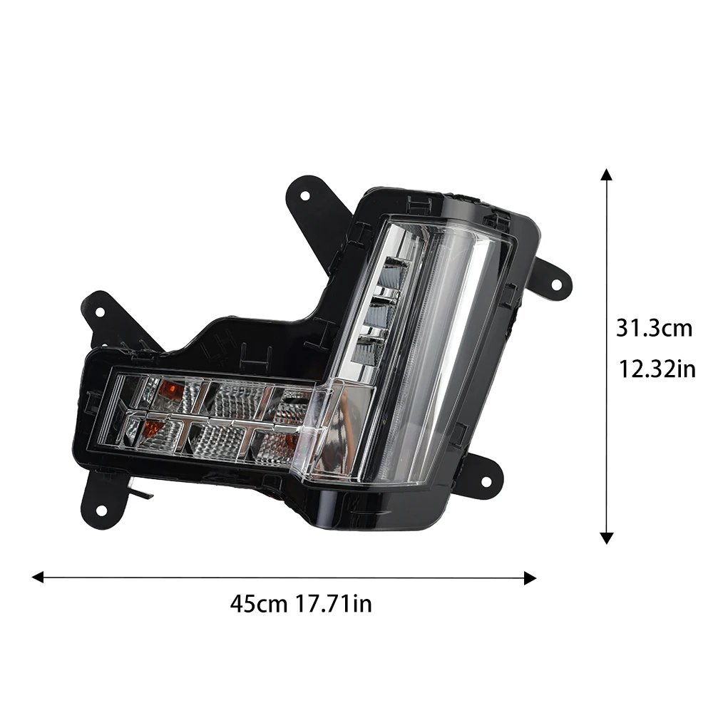 مصابيح الضباب لـ Escalade ESV-cadilloy ، مصباح أمامي DRL بدون فرامل تصادم ، إكسسوارات السيارة