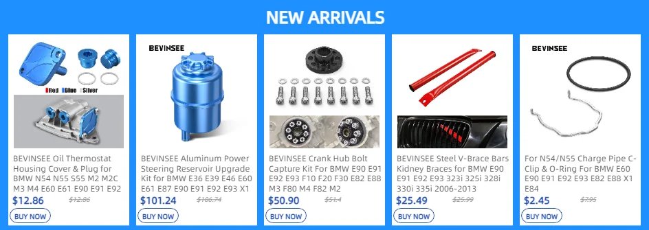 طقم تثبيت برغي محور العمود المرفقي من BEVINSEE لسيارات BMW E90 E91 E92 E93 F10 F20 F30 E82 E88 M3 F80 M4 F82 M2 Competition F87 N55 S55 طقم تثبيت برغي محور العمود المرفقي من BEVINSEE لسيارات BMW E90 E91 E92 E93 F10 F20 F30 E82 E88 M3 F80 M4 F82 M2 Competition F87 N55 S55